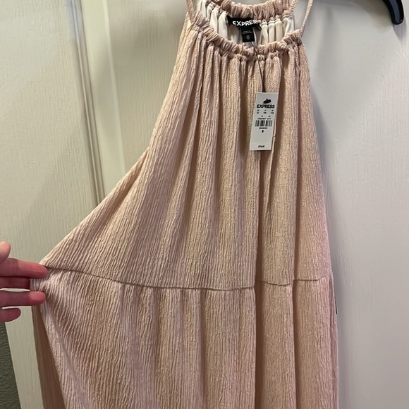 Express medium dress blush pink midi length tiered dress.NWTs - Picture 10 of 11
